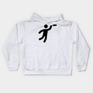 Frisbee Catch Sport Icon Kids Hoodie